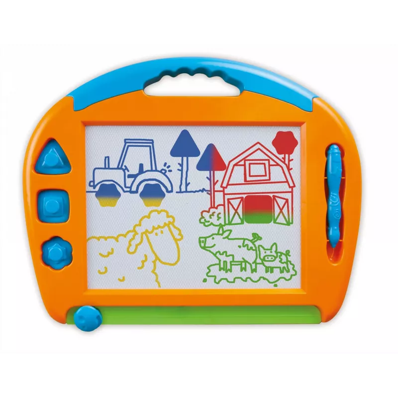Laste magnetiline joonistustahvel Simm Spielwaren Colour magic drawing board big