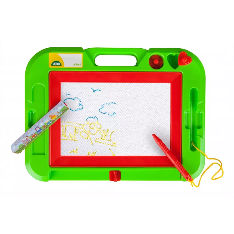Laste magnetiline joonistustahvel Simm Spielwaren Colour magic drawing board small