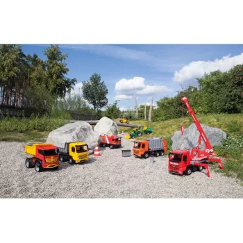 Traktor Lena GIGA TRUCKS ZL-02080 esilaaduri ja ekskavaatoriga