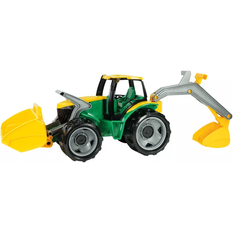 Traktor Lena GIGA TRUCKS ZL-02080 esilaaduri ja ekskavaatoriga