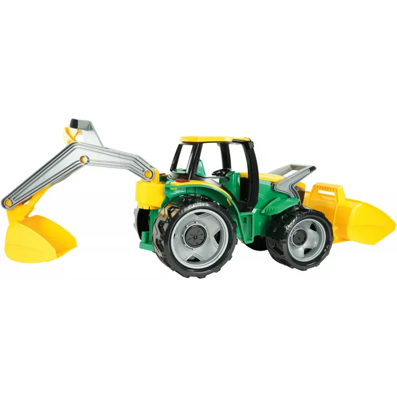 Traktor Lena GIGA TRUCKS ZL-02080 esilaaduri ja ekskavaatoriga