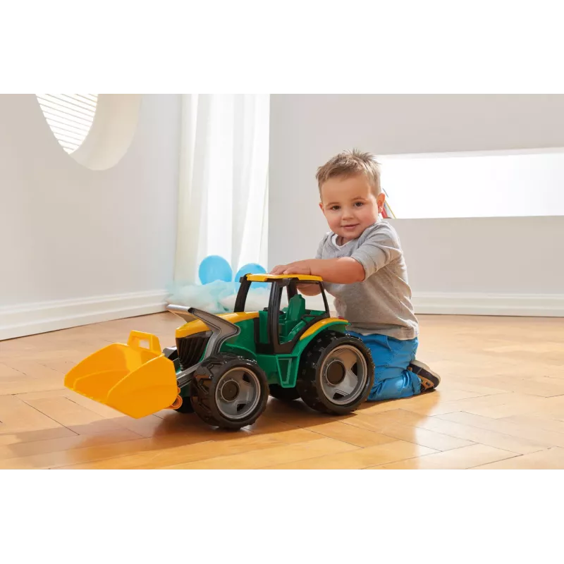 Traktor Lena GIGA TRUCKS ZL-02080 esilaaduri ja ekskavaatoriga