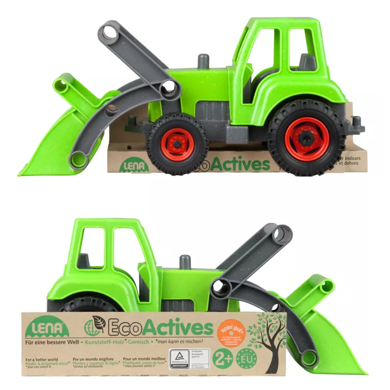Traktor Lena EcoActives 04213 Mitmevärviline Plastik Puit 2+