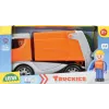 Lena Truckies Prügiauto, Veoauto, 2 a, Plastik, Hall, Oranž