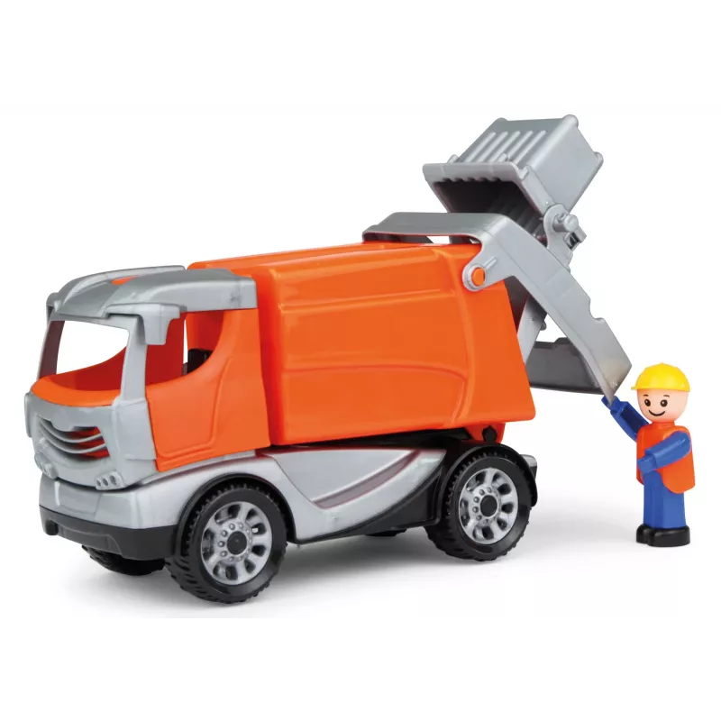 Lena Truckies Prügiauto, Veoauto, 2 a, Plastik, Hall, Oranž
