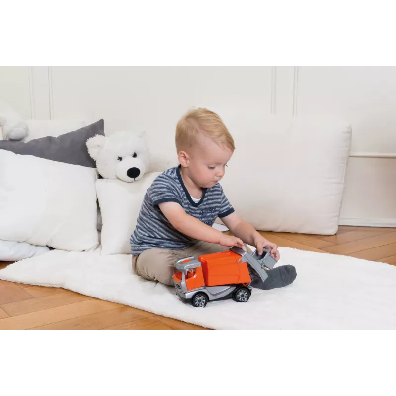 Lena Truckies Prügiauto, Veoauto, 2 a, Plastik, Hall, Oranž