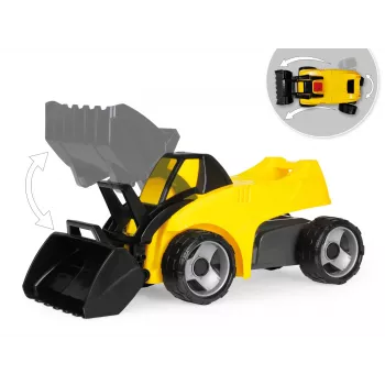Laadur Lena GIGA TRUCKS 02145 Plastik Teras Must Kollane