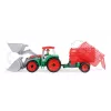 Mängutraktor koos heinahaagisega Lena Truxx 04428 avatud karp – plastist mängukomplekt