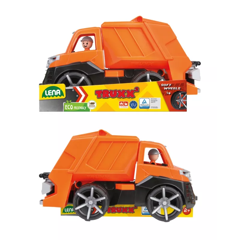 Prügiauto Lena TRUXX SM04534 Kumm Teras Oranž 2+ aastat