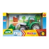 Mängutraktor Lena Workies 01263 kopa ja plastikust istumiseks mõeldud konstruktsioonimänguasi, sobib sise- ja välistingimustes mängimiseks