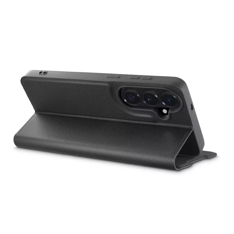 HAMA taskukohane mobiiltelefoniümbris kuni 17 cm (6,7-tollise) ekraaniga — ühildub Samsung Galaxy S26+-ga, must, 2 kaarditaskut, lauatoend