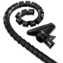 Hama kaablite koondamistoru Easy Cover, 2,5 m, 20 mm, must Kaablikomplekt