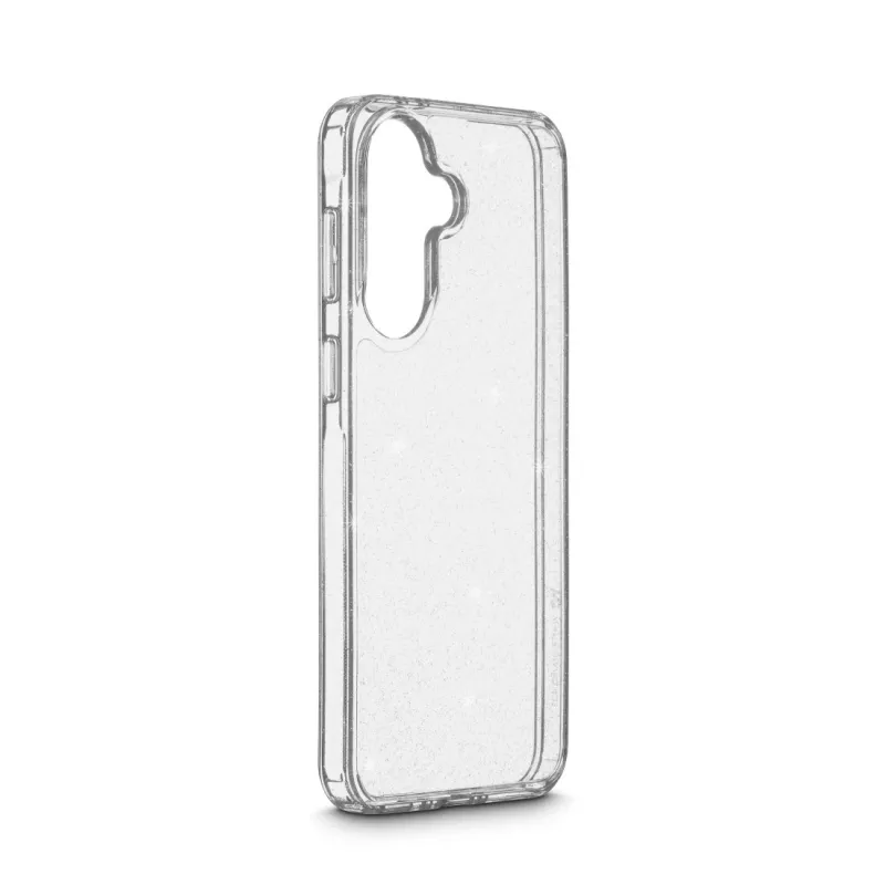 Mobiiltelefoni ümbris valgete teemantidega 00039061 Samsung Galaxy A37 5G-le, läbipaistev, sädelev