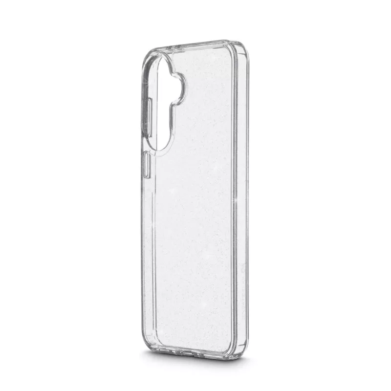 Mobiiltelefoni ümbris valgete teemantidega 00039061 Samsung Galaxy A37 5G-le, läbipaistev, sädelev