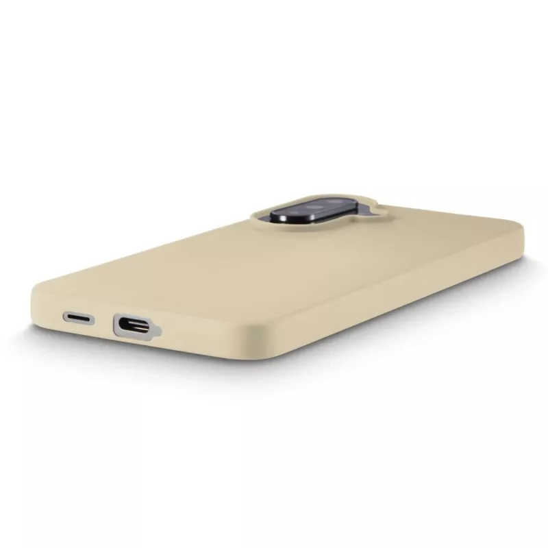 Telefonikott HAMA Fantastic Feel Cover Samsung Galaxy A57 5G-le, 17 cm (6,7 tolli) — Beež