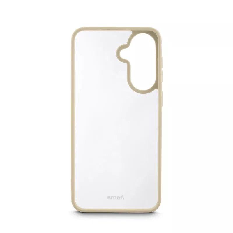 HAMA Frame Protect mobiiltelefoni ümbris Samsung Galaxy A57 5G jaoks — ümbrise tüüp, sobib 17 cm (6,7 inch) ekraanile, beež läbipaistev