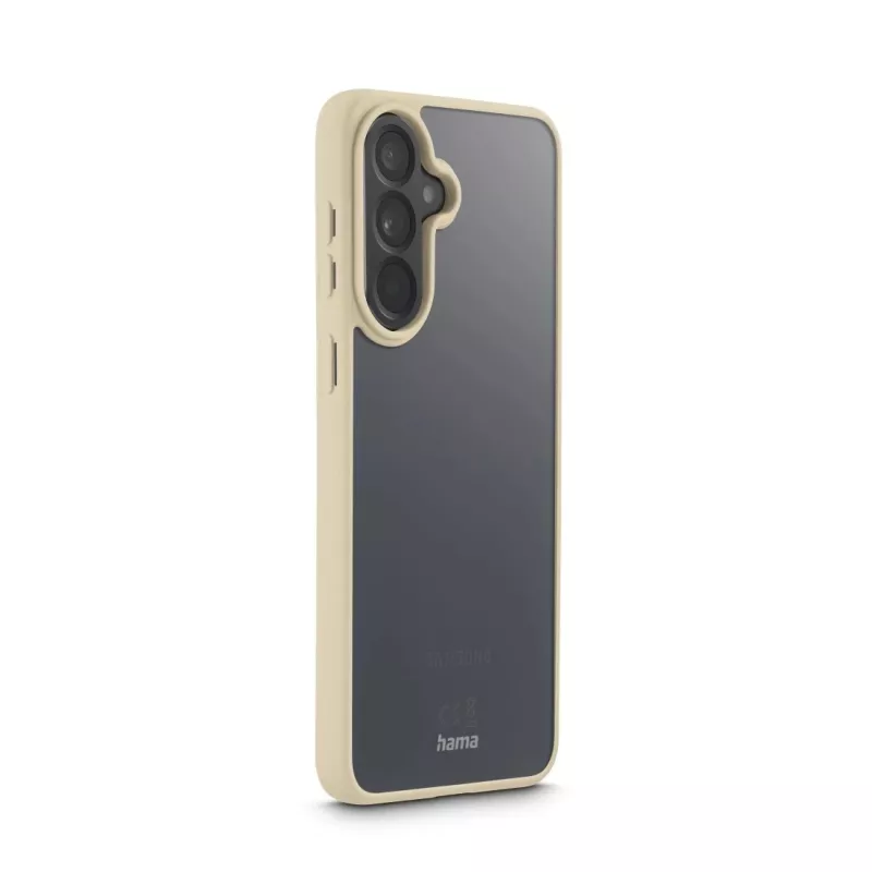 HAMA Frame Protect mobiiltelefoni ümbris Samsung Galaxy A57 5G jaoks — ümbrise tüüp, sobib 17 cm (6,7 inch) ekraanile, beež läbipaistev