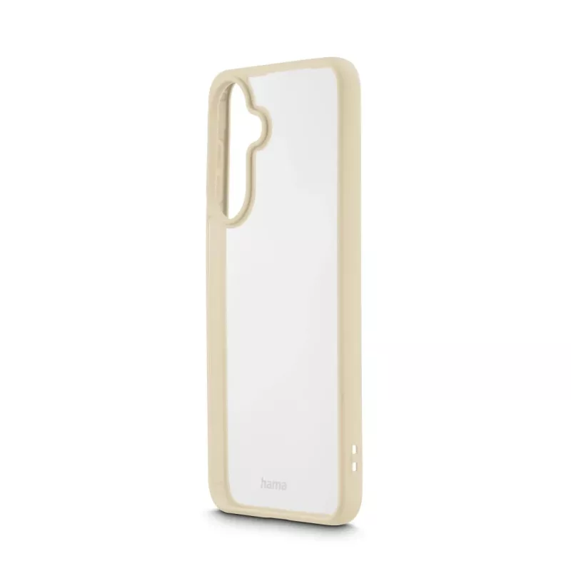 HAMA Frame Protect mobiiltelefoni ümbris Samsung Galaxy A57 5G jaoks — ümbrise tüüp, sobib 17 cm (6,7 inch) ekraanile, beež läbipaistev