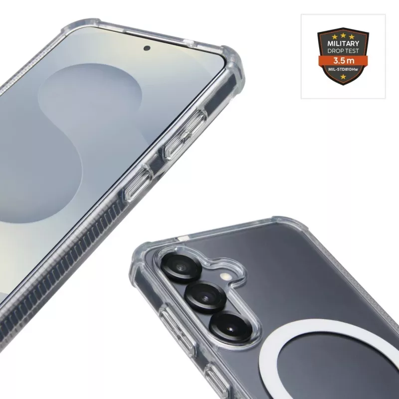 Mobiiltelefoni ümbris HAMA Extreme Protect Samsung Galaxy S25 FE jaoks, 17 cm (6.7 tolli), läbipaistev