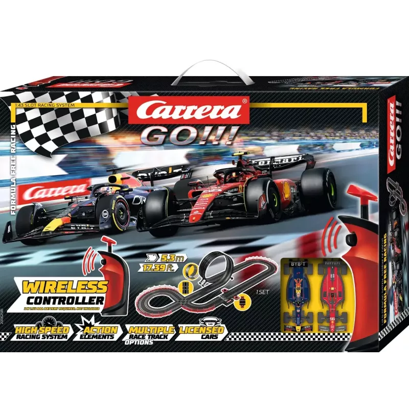 Slotiauto komplekt CARRERA GO!!! Racetrack Formula Free Racing juhtmevaba 20062581