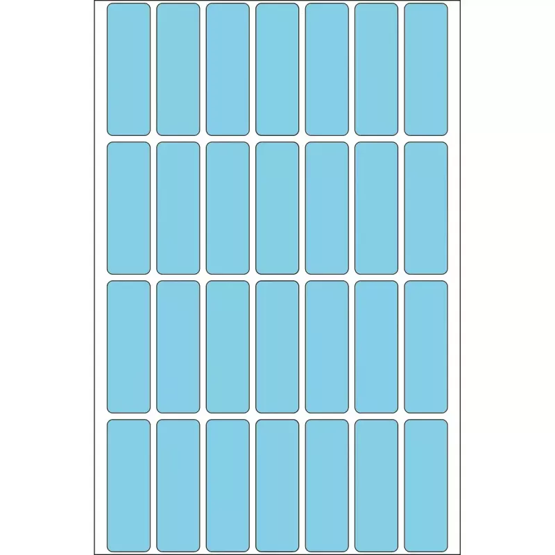 Mitmeotstarbelised sildid HERMA 13x40 mm sinine paber matt käsitsi kirjutamiseks