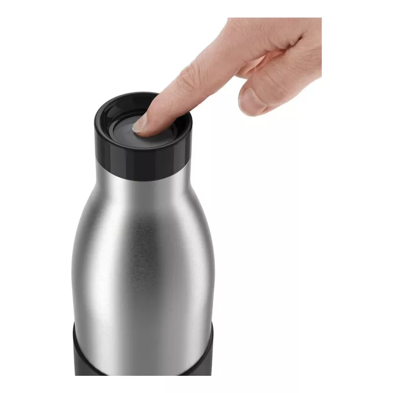 EMSA Bludrop Sleeve N3110500 joogipudel Fitness, Sport 500 ml Roostevaba teras Must, roostevaba teras