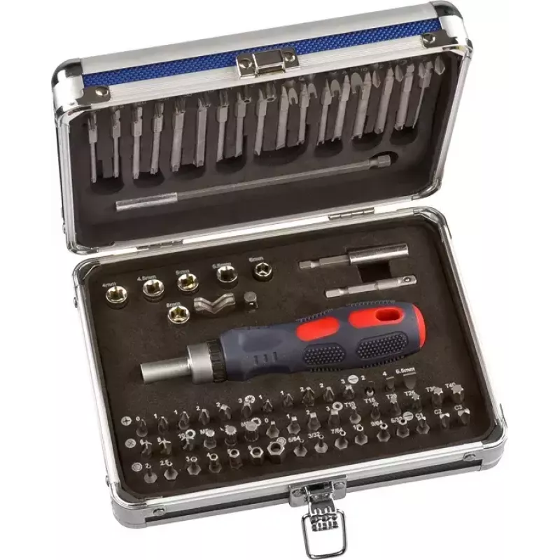 Kruvikeeraja otsakute komplekt KWB 106800 63 tk