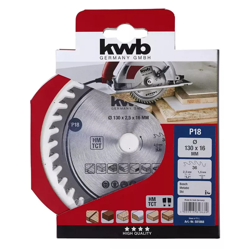 KWB 581868 ketassaag teras lõikamiseks 1 tk 190 g