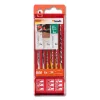 KWB 625620 puslelehekomplekt süsinikterasest ja kiirterasest, 6 tk