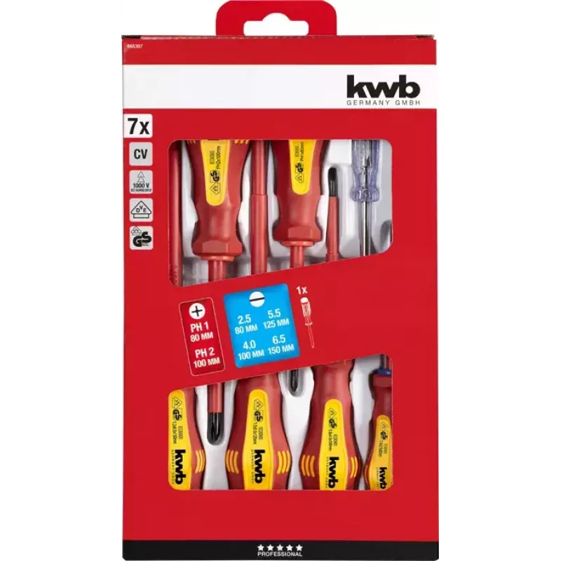 Käsikeerajate komplekt KWB 665307