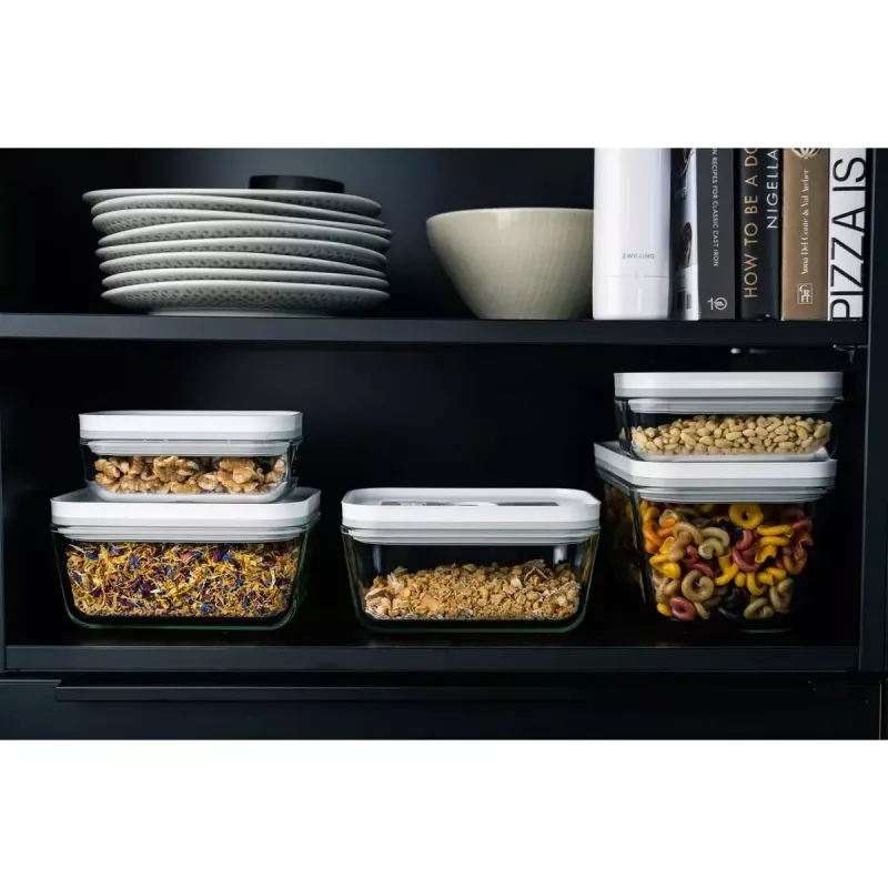Toiduhoidik ZWILLING FRESH & SAVE Ristkülikukujuline 0,9 L, klaasnõu lukustatava plastkaantega, ahju-/mikrolaine-/külmikukindel