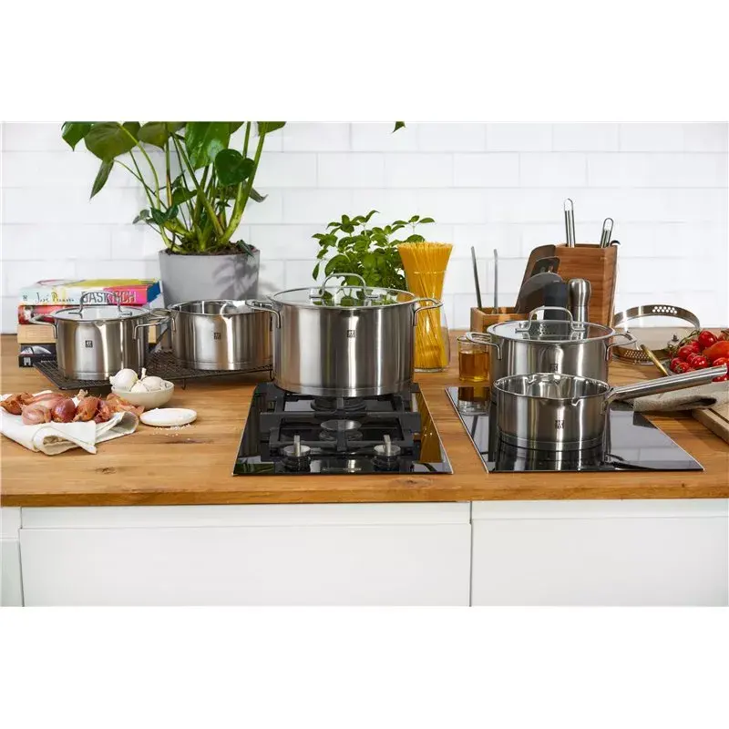 ZWILLING Multi Pot TrueFlow 66920-004-0 — roostevabast terasest pott klaaskaanega, nõudepesumasinakindel ja ahjukindel, sobib halogeenpliitidele