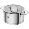 ZWILLING Multi Pot TrueFlow 66920-004-0 — roostevabast terasest pott klaaskaanega, nõudepesumasinakindel ja ahjukindel, sobib halogeenpliitidele