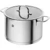 ZWILLING Multi Pot TrueFlow 66920-004-0 — roostevabast terasest pott klaaskaanega, nõudepesumasinakindel ja ahjukindel, sobib halogeenpliitidele