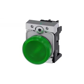Siemens 3SU1152-6AA40-1AA0 häirevalgusti indikaator 24 V roheline