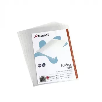 Rexel Crystal L Folder A4 Clear (50), 210 x 297 mm (A4), läbipaistev, polüpropüleen (PP), 221 mm, 312 mm, 15 mm