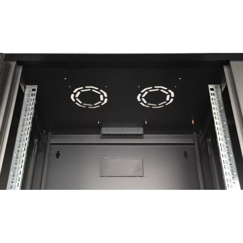 Equip Pro Mount 19 inch kapp, 12U, 600X450MM, RAL9005 must