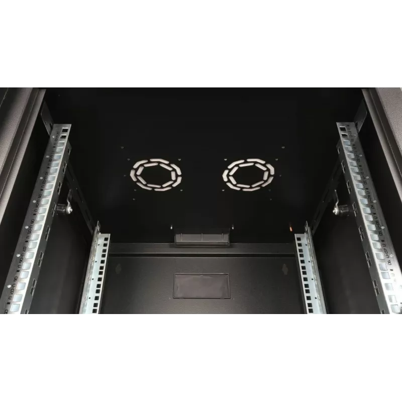 Seinale kinnitatav rack Equip Pro Mount 19 inch kapp 12U 600X600MM Must