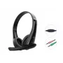 Juhtmega peakomplekt CONCEPTRONIC POLONA06B3T, stereo 3,5 mm, mürasummutusega mikrofon, supraauraalne, 20–20000 Hz, 1,8 m kaabel, must