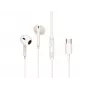 Wired earbud headset CONCEPTRONIC BRENDAN02W USB-C, in-ear, 20–20000 Hz, 1.2 m kaabel, Valge