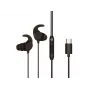 Juhtmega kõrvaklapp CONCEPTRONIC BRENDAN05B — USB-C, 20–20000 Hz, 1,2 m kaabel, kõrvahaagiga (must)