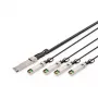 Digitus 40G QSFP+ to 4XSFP+ otseühenduskaabel 2m