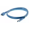 USB-kaabel Helos 014688 USB 3.2 Gen 1 1m Sinine