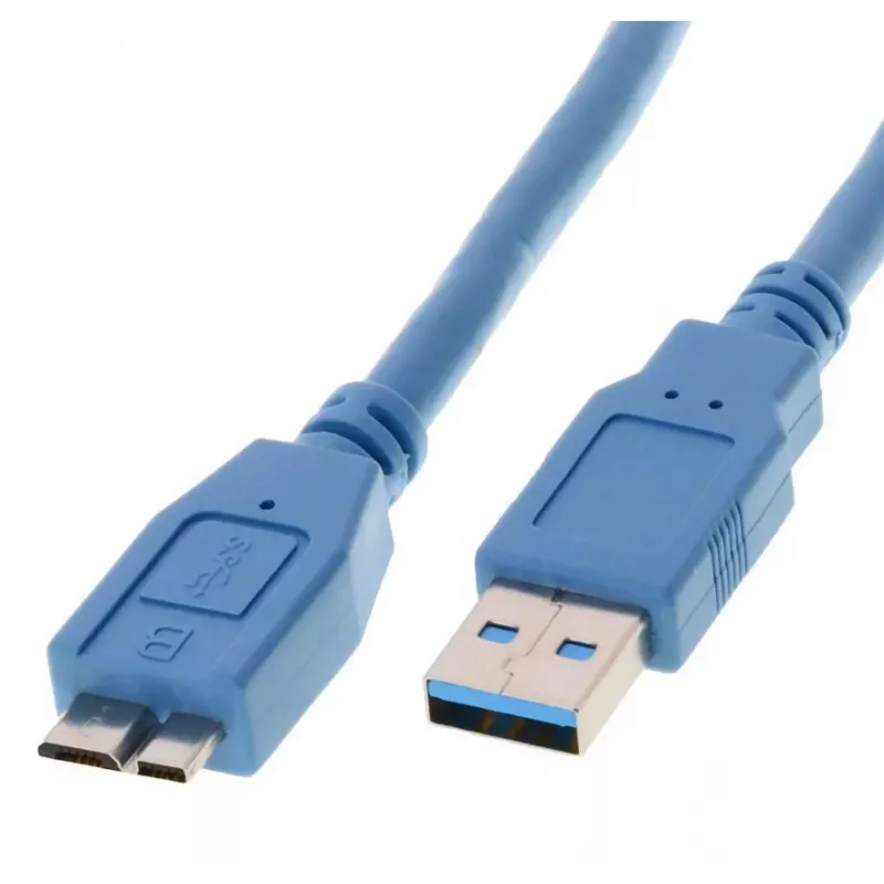 USB-kaabel Helos 014688 USB 3.2 Gen 1 1m Sinine