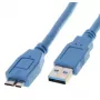 USB-kaabel Helos 014688 USB 3.2 Gen 1 1m Sinine
