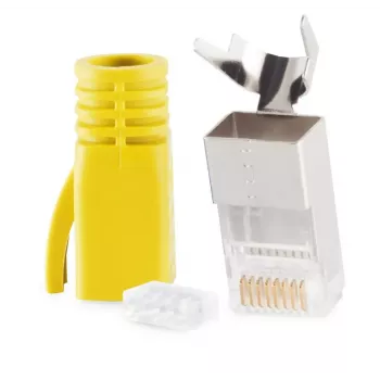 Juhtmepistik RJ-45 ShiverPeaks 72067-Y Kollane