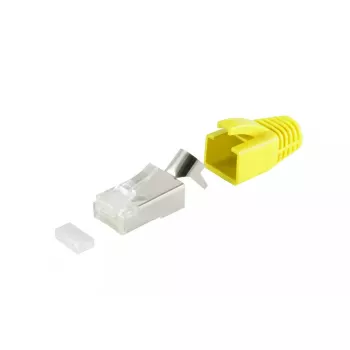 Juhtmepistik RJ-45 ShiverPeaks 72067-Y Kollane
