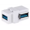 Keystone-moodul ShiverPeaks S/CONN 08-10042 Nurkne USB A Valge