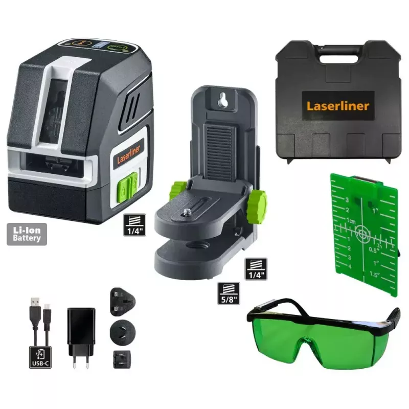 Joone laser Laserliner PocketCross-Laser 2G horisontaalne vertikaalne mitmevärviline