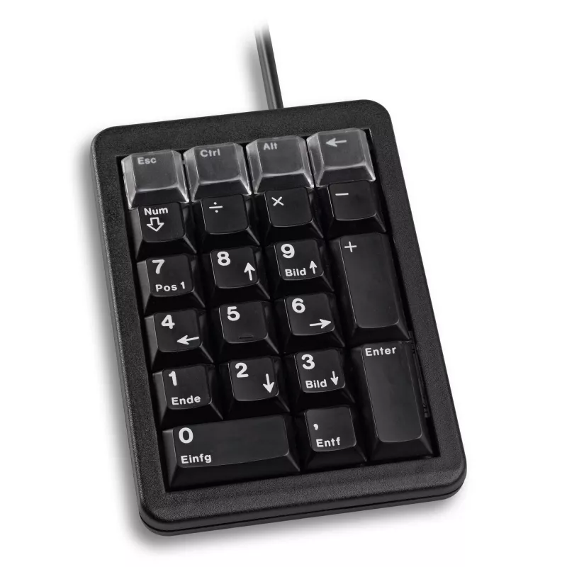CHERRY G84-4700 klahvistik Juhtmega, USB, Must (UK/US), USB, 21, Sülearvuti/PC, 1.75 m, Must